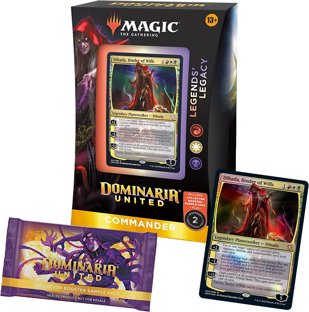 MTG Magic The Gathering CCG Dominaria United Commander Deck Carton Legends Legacy Single Pack WOC-C97140000-LegendsLegacy