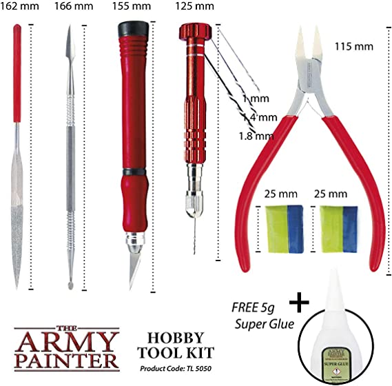 The Army Painter Hobby Tool Kit Set of 7 TL5050
