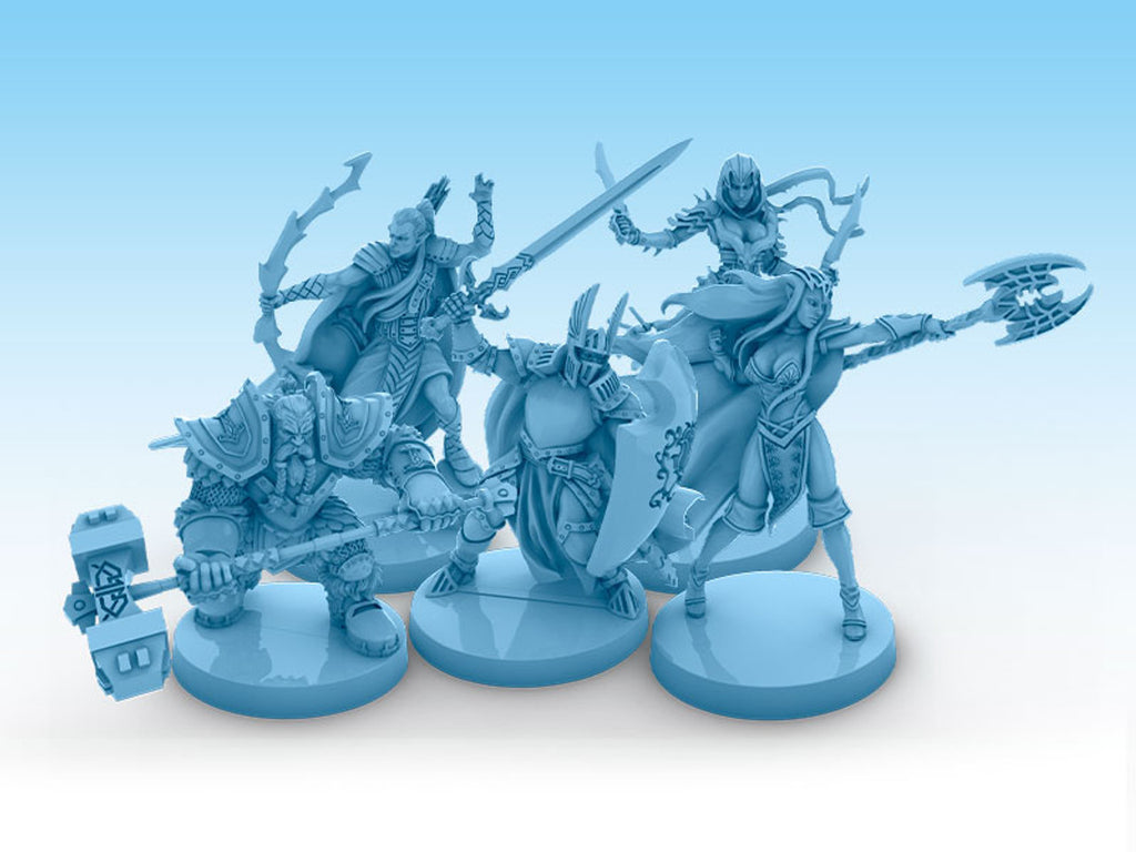 Dungeons and Dragons Ares Games Ares Games Sword and Sorcery Ghost Soul Form Heroes Sculpted Miniatures Accessory Pack Set of 5 Miniatures D&D AGS-GRPR116