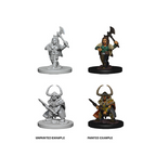 Dungeons and Dragons Wizkids Dwarf Barbarian Nolzurs Marvelous Unpainted Dwarf Female Barbarian Paladin Miniature D&D WZK72645