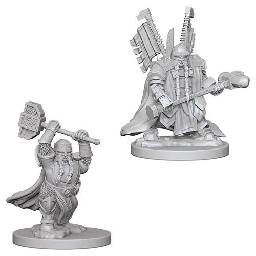Dungeons and Dragons Wizkids Dwarf PaladinDungeons And Dragons Nolzurs Marvelous Unpainted s Dwarf Male Paladin Miniature D&D WZK72630