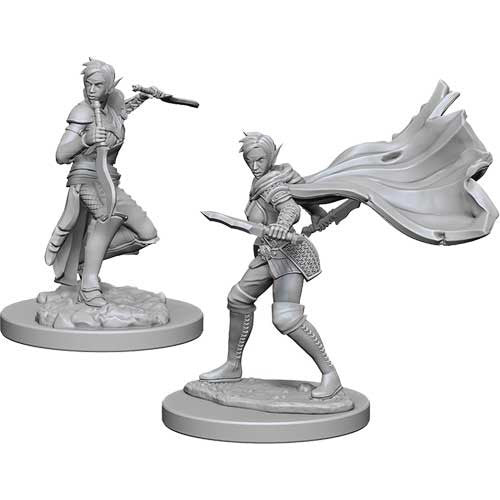 Wizkids Dungeons And Dragons Elf Rogue wizkids Pf Mini Elf Female Rogue Miniature D&D WZK73187