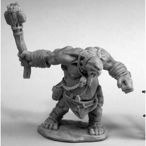 Dungeons and Dragons Reaper Monster Reaper s Ogre Smashes Unpainted Plastic Miniature D&D RPR-77455