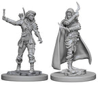 Wizkids Dungeons And Dragons Human Rogue Pathfinder Deep Cuts Unpainted Human Female Rogue Miniature D&D WZK72603