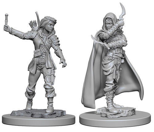 Wizkids Dungeons And Dragons Human Rogue Pathfinder Deep Cuts Unpainted Human Female Rogue Miniature D&D WZK72603