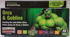 Vallejo Orcs & Goblins Game Color Set of 8 Paints 17ml VAL-72304