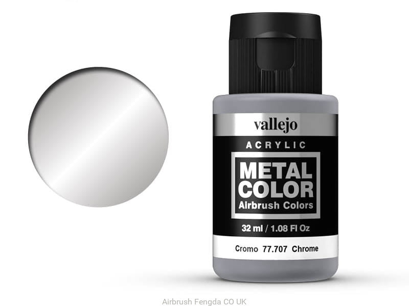 Vallejo Chrome Metal Color Acrylilc 32ml VAL-77707