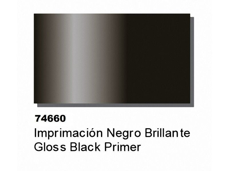 Vallejo Surface Primer Gloss Black 200ml VAL-74660