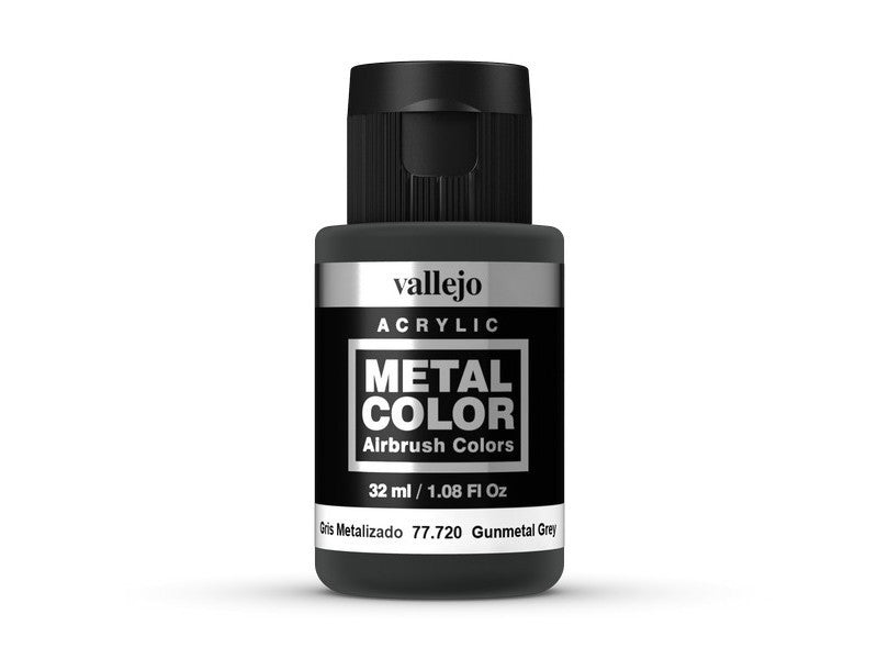 Vallejo Gunmetal Grey Metal Color Arcylic 32ml VAL-77720