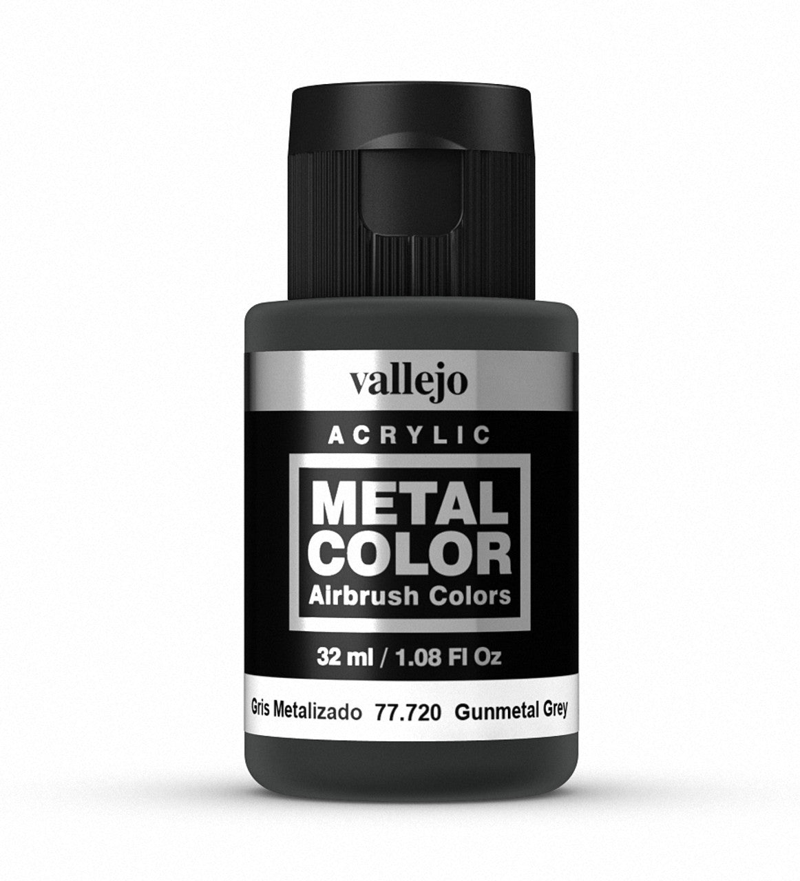 Vallejo Gunmetal Grey Metal Color Arcylic 32ml VAL-77720