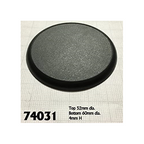 Dungeons and Dragons Reaper Round Plastic Miniature Display Base 60mm Pack of 10 Reaper Miniatures Miniatures D&D RPR-74031