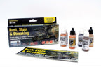 Vallejo Rust Stain and Streaking Paint Set Acrylic Non Toxic 17ml VAL-70183