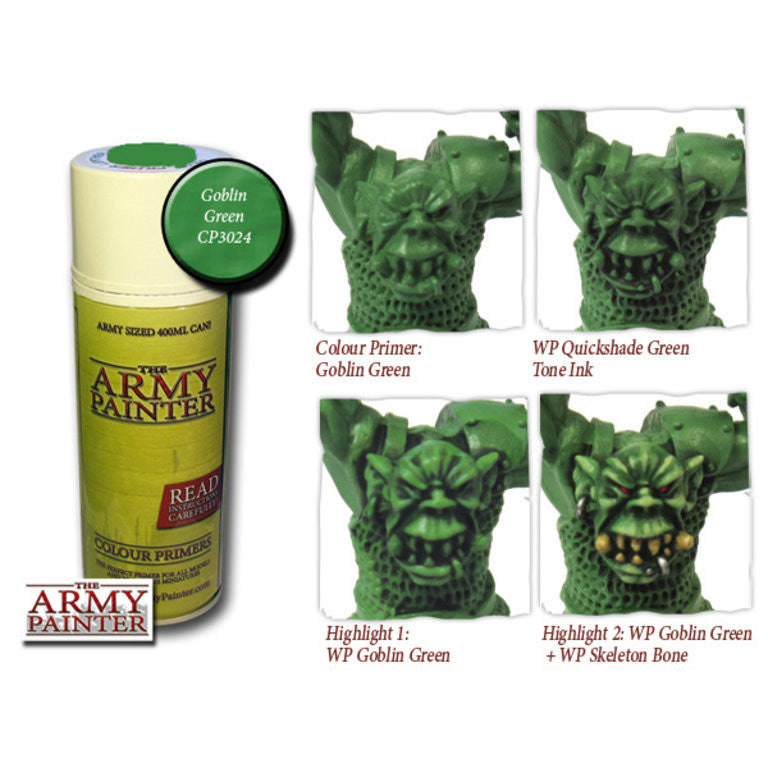 The Army Painter Color Primer Goblin Green Spray 400 ml CP3024