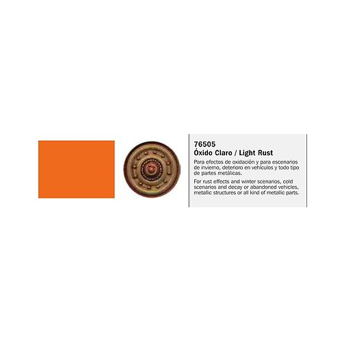Vallejo Light Rust Wash Paints 35ml VLJ-76505