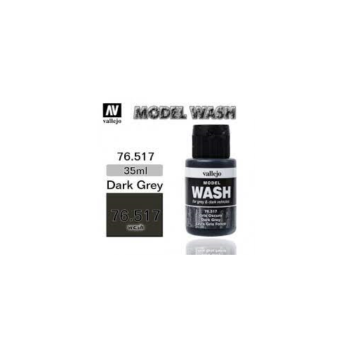 Vallejo Model Dark Grey Wash 35ml VAL-76517