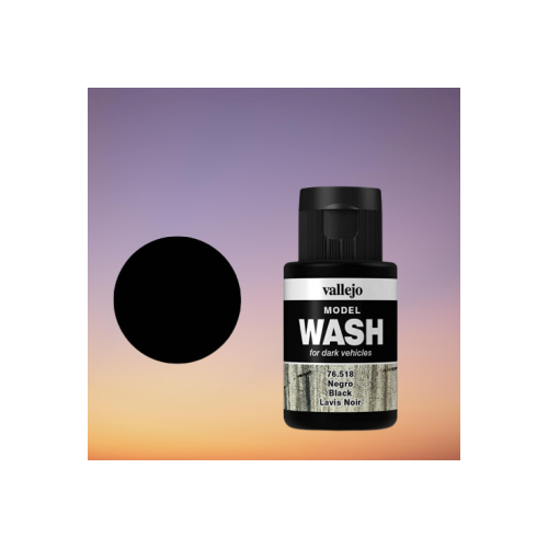 Vallejo Black Wash or Dark Vehicles 35ml VAL-76518