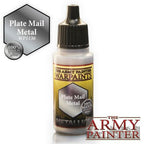 The Army Painter Warpaint Metallics Plate Mail Metal Non Toxic Acrylic Paints 18ml WP1130