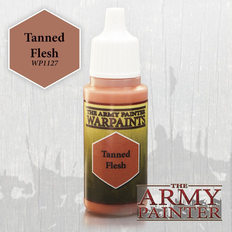 The Army Painter Warpaint Tanned Flesh Non Toxic Acrylic Paints 18ml WP1127