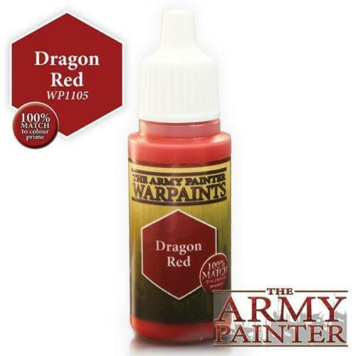The Army Painter Warpaint Dragon Red Non Toxic Acrylic Paints 18ml WP1105