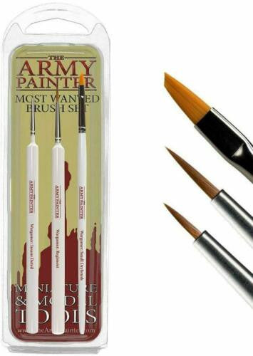 The Army Painter Most Wanted Brush Set of 3 TL5043