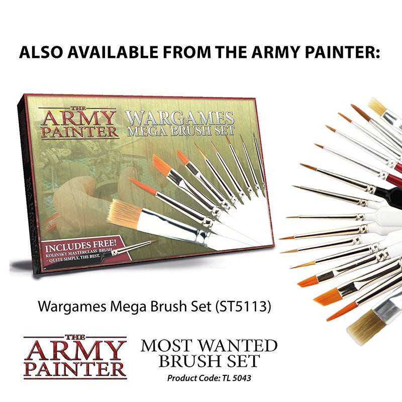 The Army Painter Most Wanted Brush Set of 3 TL5043
