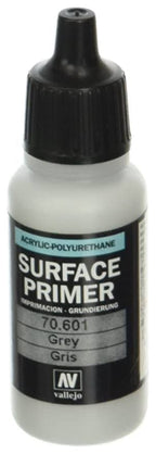 Vallejo Surface Primer Grey Gris Non Toxic Acrylic Paints 17ml VAL-70601