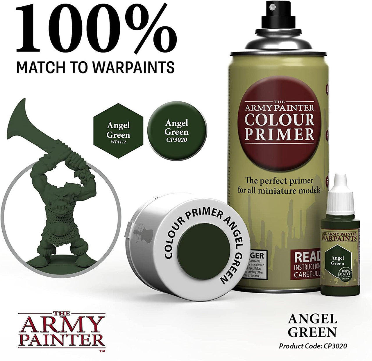 The Army Painter Color Primer Angel Green Spray 400ml CP3020