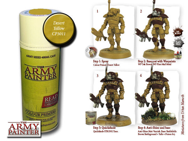 The Army Painter Color Primer Desert Yellow Spray 400 ml CP3011