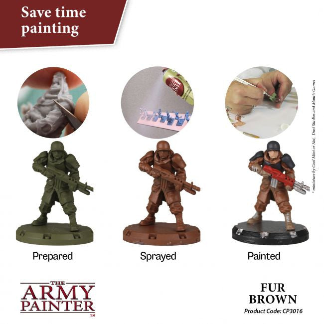 The Army Painter Color Primer Fur Brown Spray 400ml CP3016