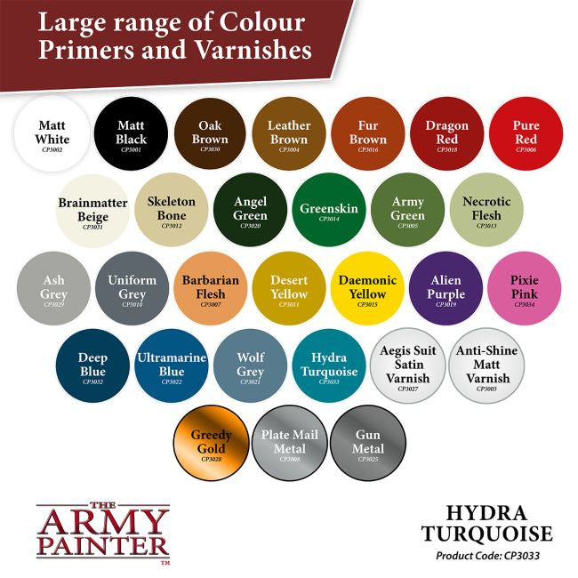 The Army Painter Color Primer Hydra Turquoise Spray 400ml CP3033