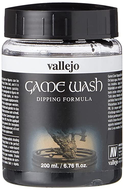 Vallejo Games Black Wash 200ml VAL-73301