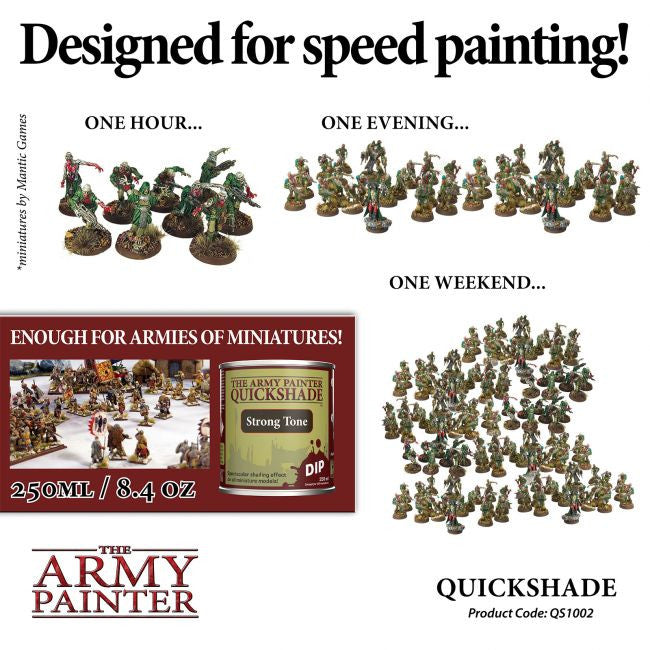 The Army Painter Quick Shade Strong Tone Varnish QS1002