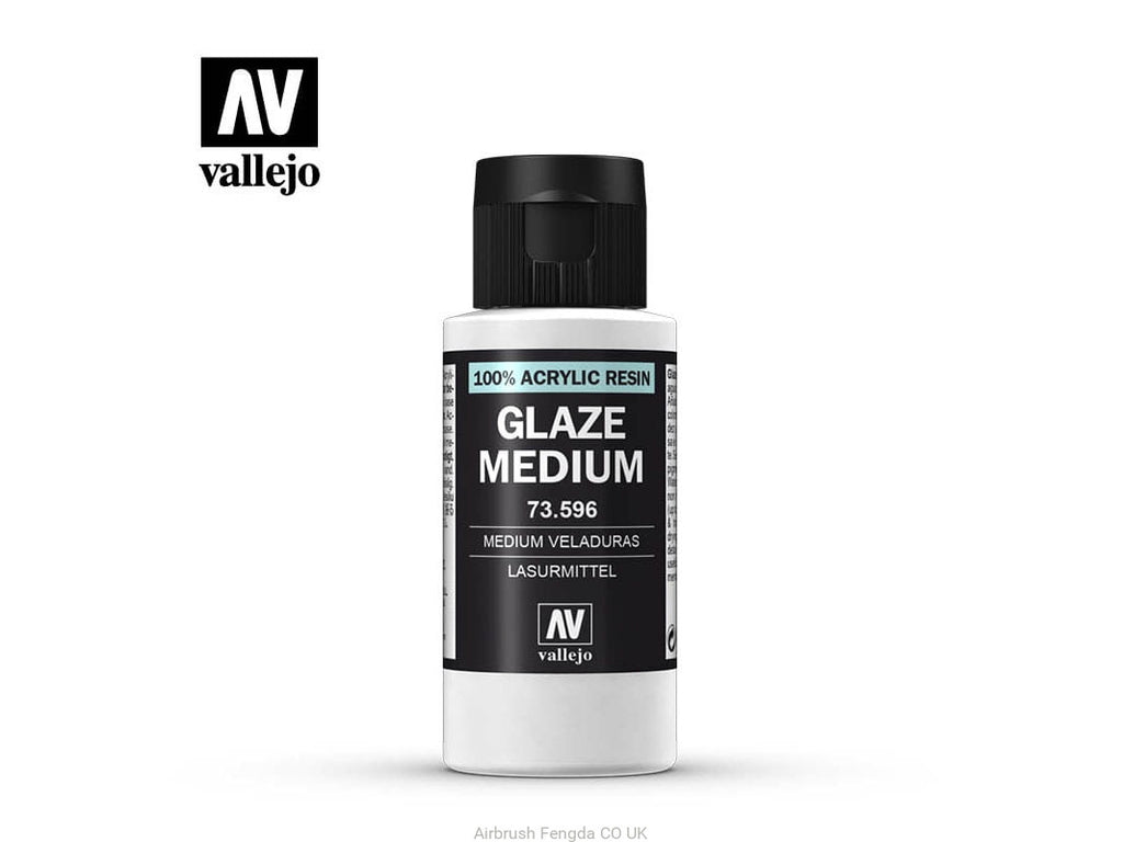 Vallejo Glaze Medium Non Toxic Acrylic Paints 60ml VAL-73596
