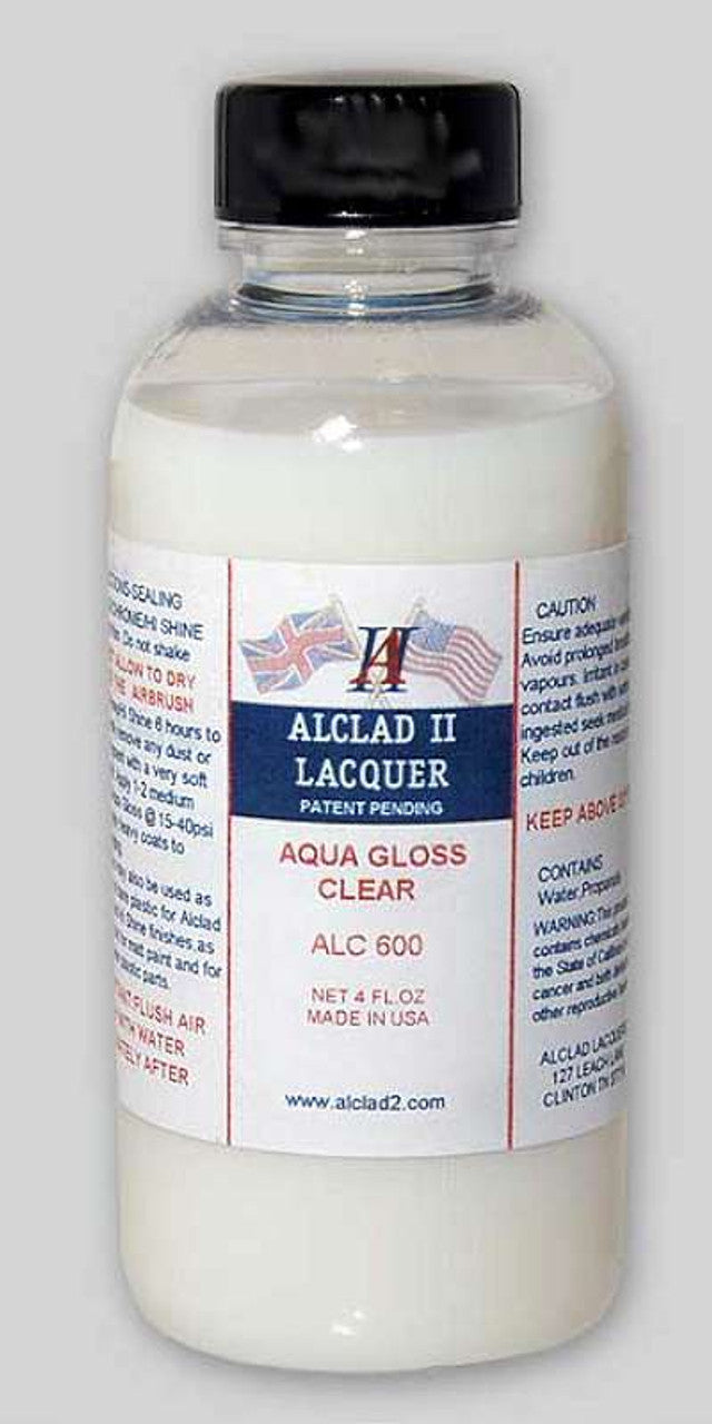 Alclad II Lacquers Aqua Gloss 4oz Paints ALC-600