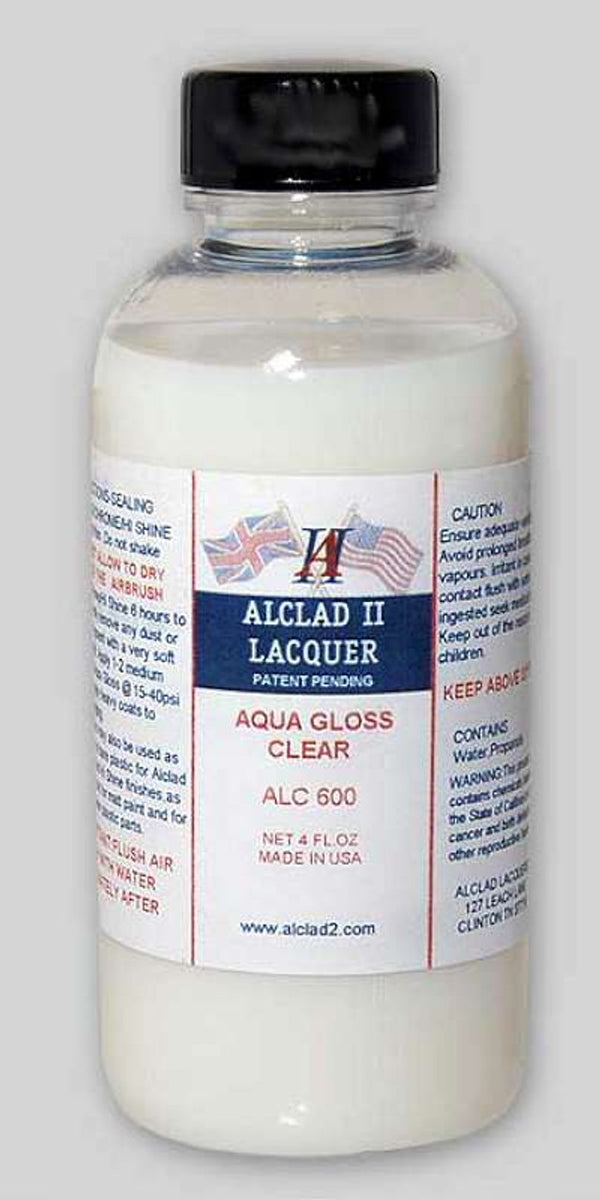 Alclad II Lacquers Aqua Gloss 4oz Paints ALC-600