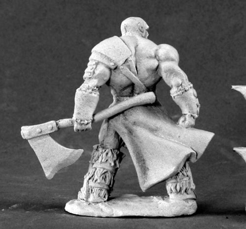 Dungeons and Dragons Reaper 0 BarbarianGoldar the Barbarian Unpainted Metal Miniature D&D RPR-03461