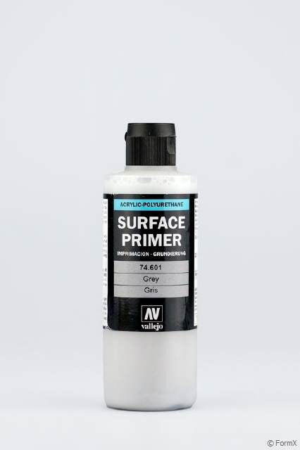 Vallejo Grey Primer Acrylic Polyurethane Non Toxic 200ml VAL-74601