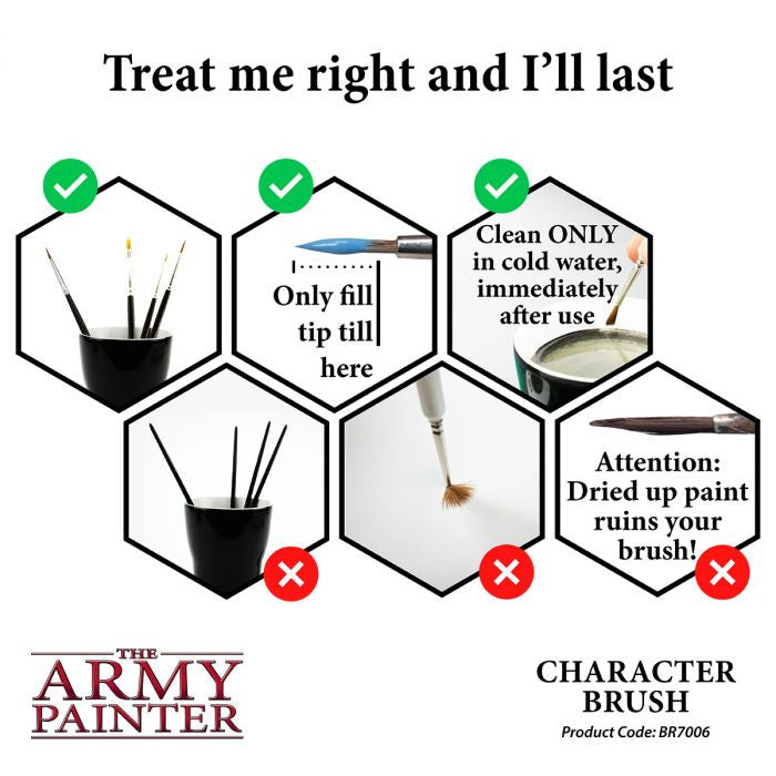 The Army Painter Wargamer Character Paint Brush BR7006