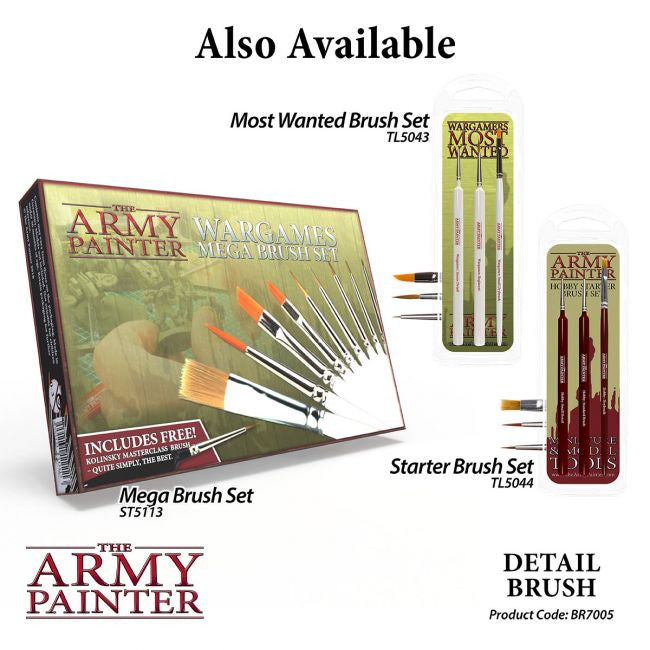 The Army Painter Wargamer Detail Paint Brush BR7005