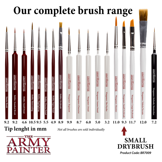 The Army Painter Wargamer Small Drybrush BR7009