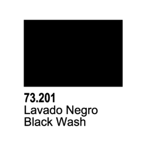 Vallejo Game Wash Black Wash Acrylic Non Toxic Paints 17ml VAL-73201