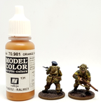 Vallejo Model Color Orange Brown Non Toxic Paints 17ml VAL-70981