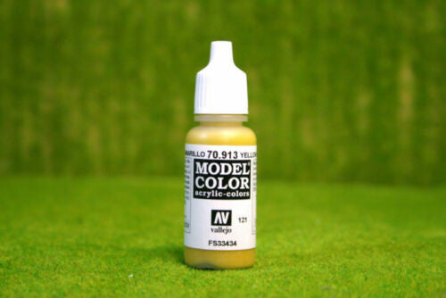 Vallejo Model Color Yellow Ochre Non Toxic Paintss 17ml VAL-70913