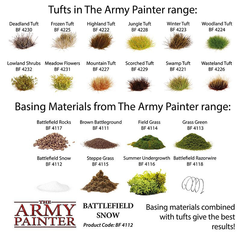 The Army Painter Battlefield Snow Basing 150 ml BF4112
