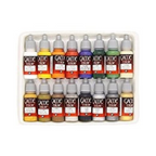 Vallejo Game Color Water Based Acrylic Paints Intro Set 16 Non Toxic 17ml VJP72299