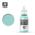 Vallejo Model Color Verdigris Glaze Non Toxic Paints 17ml VAL-70832