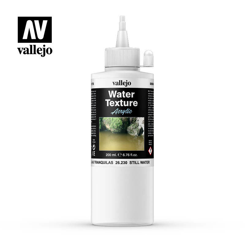 Vallejo Water Texture Acrylic Still Water Non Toxic Glues and Liquids 200ml VAL-26230