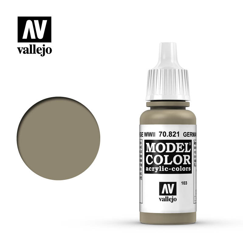 Vallejo Model Color German Camo Beige Non Toxic Paints 17ml VAL-70821