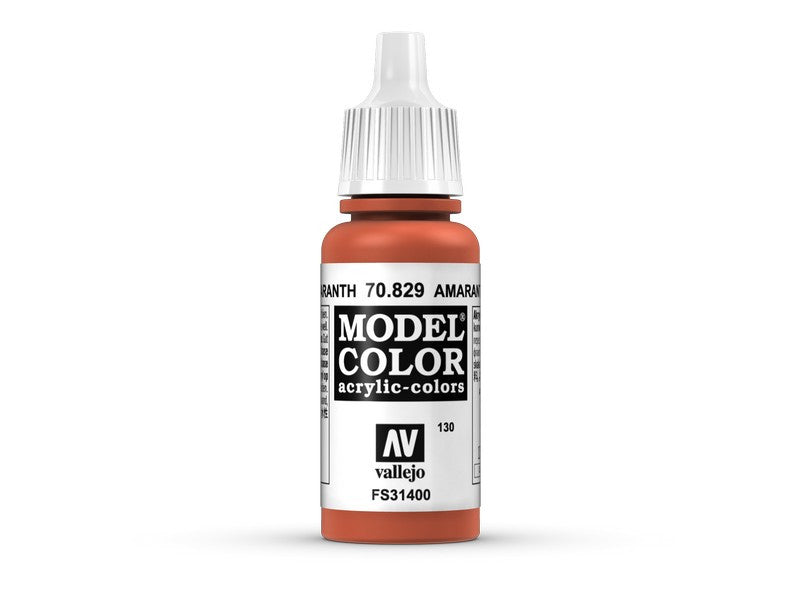 Vallejo Model Color Amaranth Red Non Toxic Paints 17ml VAL-70829