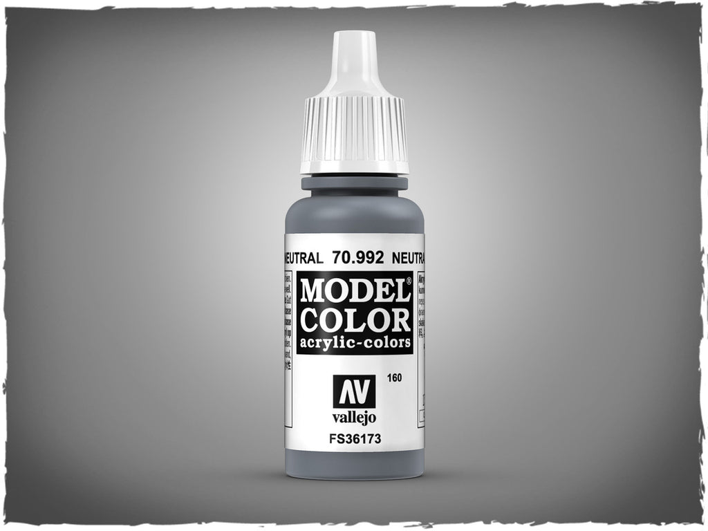 Vallejo Model Color Neutral Grey Acrylic Non Toxic Paints VAL-70992